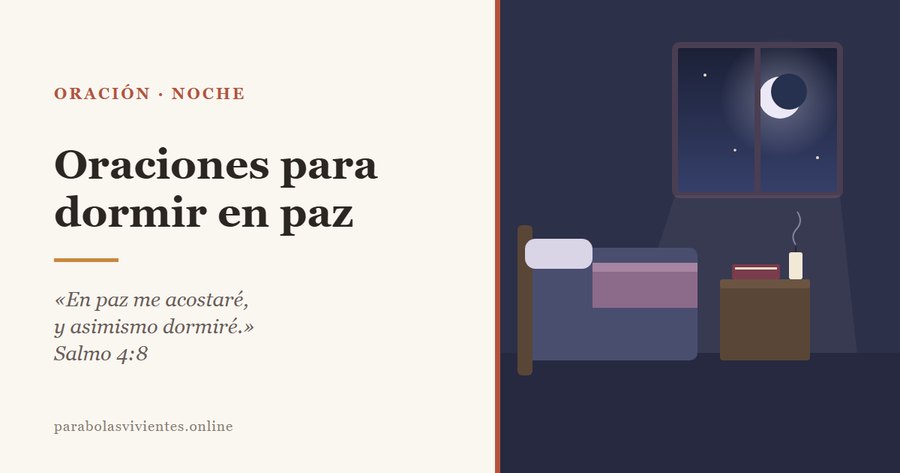 Un dormitorio de noche con la luna en la ventana y una Biblia junto a una vela recién apagada en la mesa de luz